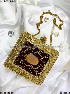 Wholesale Highest Quality Handcrafted Beautiful Customized Mother of Pearl Fashion <b>Handbag</b> for Women From India by LUXURY CRAFTS - Product Image 6