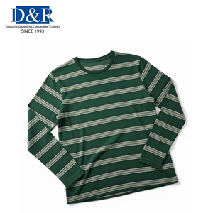 เสื้อยืดลำลองผู้ชาย OEM จากมาเลเซีย ผ้าเจอร์ซีย์ผสมลินิน ย้อมสีแบบ Garment Dyed ระบายอากาศได้ดี น้ำหนักเบา เหมาะสำหรับใส่เที่ยวทะเลช่วงฤดูร้อน ทรงปกติ - Product Image 1