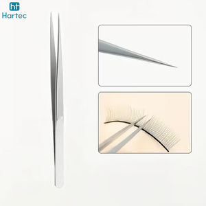 OEM ODM Service Durable Anti-Rust Stainless Steel High-Precision Straight Fine Point Tip High Grip Eyelash Extension Tweezers - Product Image 5