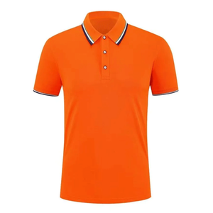 Chemise de golf pour homme, design personnalisé OEM, élégante, formelle, à motif uni, manches courtes, séchage rapide, tricotée, 100% coton, 220g, logo brodé - Product Image 4