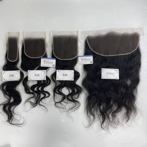 Cheveux vietnamiens bruts HD dentelle frontale/fermeture vierge cuticule aligné dentelle frontale perruques pour les femmes noires - Product Image 3