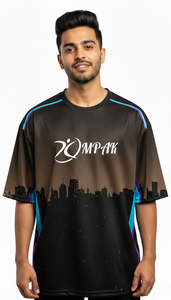 เสื้อยืดพรีเมียมทรงโอเวอร์ไซส์สำหรับผู้ชาย สไตล์ลำลองแนวสตรีท - Product Image 2