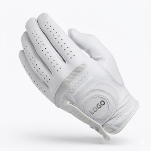 Guantes de golf con marcador de bola y logotipo personalizado, guantes de cuero genuino con agarre de cuero Cabretta, guantes de golf para mano izquierda, los más vendidos - Product Image 3
