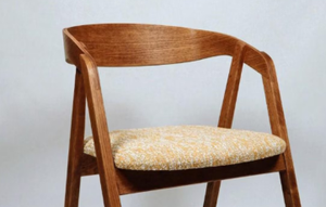 Chaise de salle à manger de style nordique moderne, structure en bois massif, coussin en éponge douce, chaise de restaurant - Product Image 6