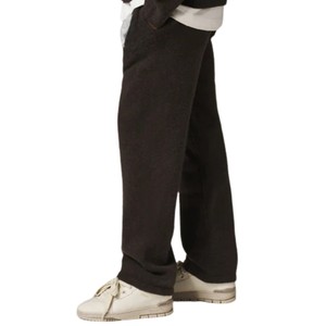Pantalon de jogging en tricot marron unisexe, pantalon de survêtement doux en maille, taille élastique, décontracté, streetwear, chaud pour l'hiver, tailles personnalisées - Product Image 5