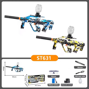 Factory Direct High Speed AUG Blaster Electric Automatic Toy <strong>Guns</strong> <strong>Hopper</strong> Loading Blasters for Kids Christmas Gift - Product Image 2