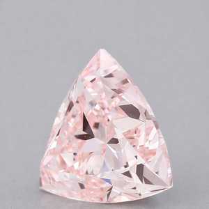Diamante suelto cultivado en laboratorio, CVD, rosa intenso, corte trillón de 3.01 quilates, con certificado IGI, pulido a mano para la fabricación de joyas. - Product Image 4