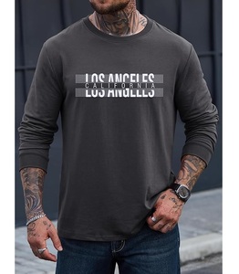 Nueva Llegada, Servicio OEM, Sudadera Casual de Manga Larga con Estampado en el Hombro, Cómoda, para Hombre, Talla Grande, de Bangladesh - Product Image 3