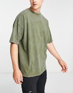 Camiseta estampada para hombre, oversize, de corte holgado, hombros caídos, manga corta, de algodón, estilo casual y streetwear. - Product Image 4