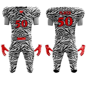 Diseña Tu Propio Uniforme de Fútbol Americano Personalizado - Nuevo Diseño 100% Poliéster Transpirable de Secado Rápido Servicio OEM Unisex Adulto Personalizado - Product Image 1