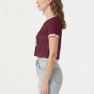 เสื้อครอปท็อปผู้หญิงสไตล์ลำลองสำหรับฤดูร้อน แฟชั่นแนวสตรีทสุดฮิต - Product Image 4
