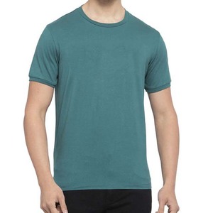 Custom Men's Cotton <b>Polyester</b> <b>T</b>-<b>Shirts</b> for Business Round Neck <b>T</b> <b>Shirts</b> with Logo Printing Embroidery Slim Fit Summer <b>T</b> <b>Shirts</b> - Product Image 2