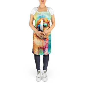 Chow Chow Hippie Dawg Unisex Large Multicolor <b>Kitchen</b> <b>Apron</b> for Cooking Baking Crafts Gardening-Adult <b>Women</b> and Men - Product Image 5