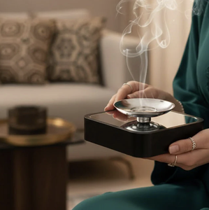 Modern Stainless Steel <b>Incense</b> Burner <b>Aromatherapy</b> <b>Diffuser</b> Elegant Design Home Office Usage All Season Fragrance bakhoor <b>Holder</b> - Product Image 1