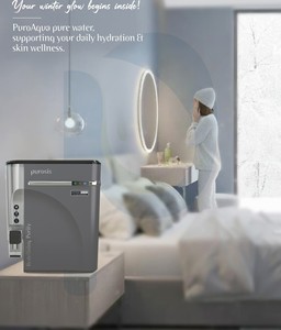 ระบบกรองน้ำดื่ม PUROSIS GREY แบบ Reverse Osmosis สำหรับใช้ในบ้าน ติดผนังหรือวางบนโต๊ะ พร้อมไฟ LED เกรดสำหรับอาหาร - Product Image 5