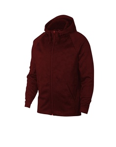 Sweat à capuche zippé brodé à col montant pour homme, personnalisé, en polyester/coton de haute qualité, couleur unie, sur mesure - Product Image 4