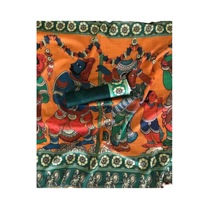 Saree bleu marine avec fleur rose pour tenue de fête pour femme indienne Saree bleu floral prêt à porter Saree bleu avec fleur blanche - Product Image 1