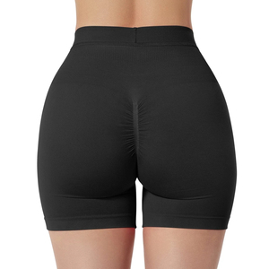 Shorts deportivos de compresión sin costuras para mujer, para yoga, gimnasio, entrenamiento, fitness, ciclismo. - Product Image 3