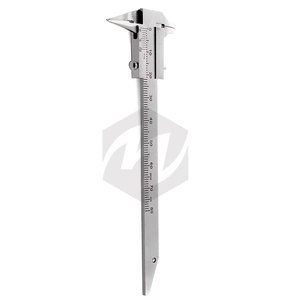 Calibrador Dental Manual Profesional de Ortodoncia, Acero Inoxidable Alemán, Aprobado por CE ISO, Preciso, de Doble Cabeza, Tipo Barren Duck, Quirúrgico - Product Image 3