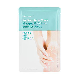 Maschera Esfoliante in Gel per Piedi Smile - Prodotto per la Cura della Pelle con Sconto per il Ringiovanimento della Pelle dei Piedi - Product Image 1