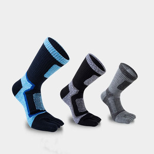 Men Five Finger Separate Athletic <b>Toe</b> Crew <b>Socks</b> Sport Casual Cotton Breathable Comfortable Moisture Wicking Durable Running - Product Image 6