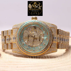 Premium Moissanite Diamond Hip Hop <b>Watch</b> <b>for</b> <b>Men</b> Luxury Waterproof Wristwatch <b>for</b> Daily Wear and Special Events <b>for</b> Sale - Product Image 4