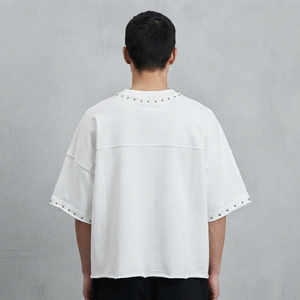 เสื้อยืดพิมพ์ลายวินเทจโลโก้สั่งทำสุดเทรนดี้ เนื้อผ้าเจอร์ซีย์คอตตอน 100% หนานุ่ม แขนสั้น สตรีทแวร์ ยูนิเซ็กส์ - Product Image 6