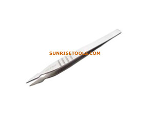 Pinza de Acero Inoxidable (Punta de Flecha) de Forma Irregular, Herramienta de Precisión para Recoger Objetos en la Fabricación de Joyas - Product Image 2