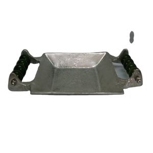 Fabricante de bandeja de metal para servir, plato de servicio decorativo con acabado plateado, bandeja de aluminio para servir alimentos - Product Image 1