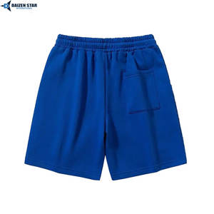 Pantalones Cortos para Hombre, Lisos, de Secado Rápido, Transpirables, Ecológicos, de Algodón Tejido, con Cordón en la Cintura Media, Bordados, Casuales - Product Image 6