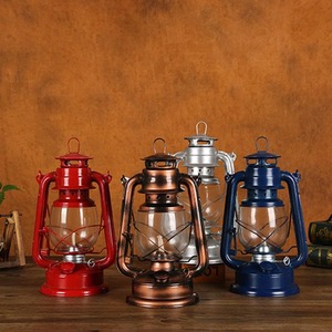 Hot Sale Vintage Metal Oil Lamp <b>Hurricane</b> <b>Lantern</b> Clear Glass Windproof Flame for Home Camping Outdoor Use Available For Sale - Product Image 3
