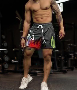 <b>Men</b> s Graphic Print Board Shorts Quick Dry Drawstring Casual Summer Athletic Shorts for <b>Men</b> Mid Waist Short Length Side Pockets - Product Image 1