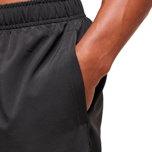 Pantalon de jogging tissé slim fit pour homme, noir, léger, extensible, pour la gym, l'entraînement et le sport - Product Image 6