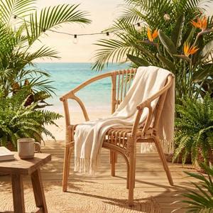 Fauteuil élégant et moderne en rotin naturel, chaises de salle à manger empilables, écologiques, pour appartement, villa, usage extérieur, fabriqué au Vietnam - Product Image 6