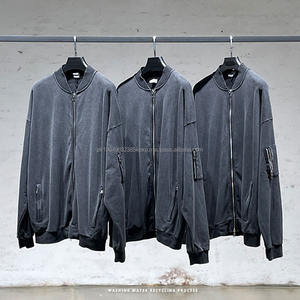 Heavy Weight High Quality Wear <b>Zippers</b> Blank Wash Zip up Hoodie Vintage Style Hoodie - Product Image 1