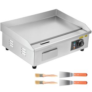 Piastra Elettrica Commerciale 3200W 53,5 x 30 cm Corpo in Acciaio Inox 122-570 Fahrenheit Controllo Temperatura Regolabile - Product Image 5