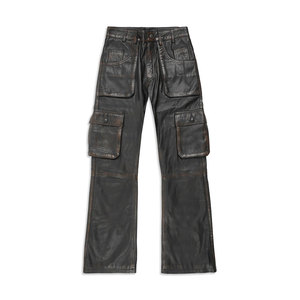 Pantalones Cargo de Cuero para Hombre de Primera Calidad a Precio Económico, Diseña Tus Propios Pantalones Cargo de Cuero en Venta - Product Image 1