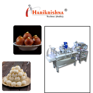 เครื่องผลิตกุหลาบจามุนอัตโนมัติ Harikrishna Techno อุปกรณ์ทำราสกุลลา เครื่องจักรแปรรูปนมเชิงพาณิชย์ - Product Image 3