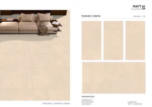 Carreaux de porcelaine de qualité supérieure, surface mate, 60x120cm, 600x1200mm, format 24x48, pour une décoration élégante des murs et sols intérieurs. - Product Image 2