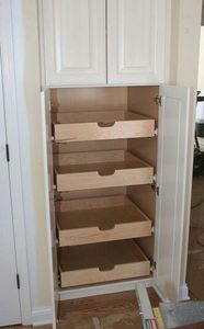 Wholesale Custom Wood Drawer Boxes Slide Out Pantry Shelf Roll Out Kitchen Cabinet Organizer Wooden Storage Drawers - Product Image 2
