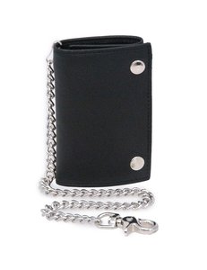 Custom Genuine Cowhide Leather Biker Chain <b>Wallet</b> <b>Long</b> Trucker <b>Wallet</b> for Men OEM ODM Private Label Manufacturer Biker <b>Wallet</b> - Product Image 4