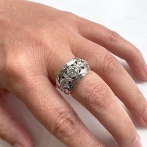 Anillo de diamante redondo creado en laboratorio IGI/GIA Lab Grown Diamond Ring Jewelry, anillo de oro de 14K para mujer, anillo de compromiso/anillo de bodas - Product Image 2