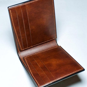 Portefeuille pour homme en cuir véritable fait main de qualité supérieure, porte-cartes, vente en gros, fournisseur OEM personnalisé, export de haute qualité à bas prix - Product Image 5
