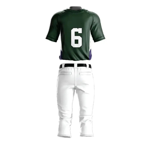Conjunto de Uniforme de Béisbol de Última Tendencia, 100% Poliéster Transpirable, en Venta - Product Image 2