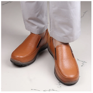 Chaussures décontractées contemporaines Elephant Tan pour hommes, élégantes, à lacets, confortables pour la marche quotidienne, chaussures de mode. - Product Image 6