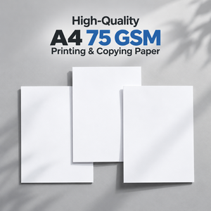 Papel Blanco para Copiar A4 de 75 GSM para Impresión de Oficina, Fotocopiado, Documentos Escolares y Suministros de Oficina de Indonesia - Product Image 1