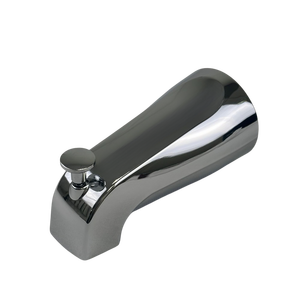 1/2 pulgada Conexión Deslizante Ajustable para Grifo de Bañera con Desviador en Cromo - Product Image 6