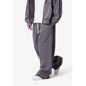 Pantalones Deportivos Unisex Holgados de Pierna Recta con Cordón, Transpirables, Casuales, Fabricante OEM Personalizado, Venta al Por Mayor, MOQ Bajo - Product Image 4