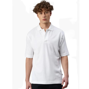 Camiseta Polo Básica de Mezcla de Algodón, Corte Regular, Manga Corta, Ropa Casual para Uso Diario, Colección de Prendas - Product Image 6