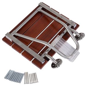 Sedia da Bagno Pieghevole a Parete, Struttura in Acciaio, Capacità di Carico 150kg - Product Image 4